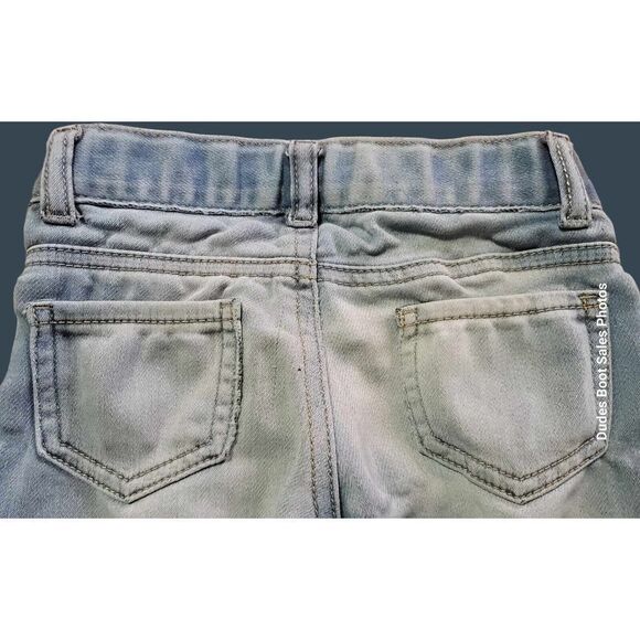 Cat and Jack Jeans 4T Girls Unicorns Adjustable Waist Blue - Picture 13 of 16